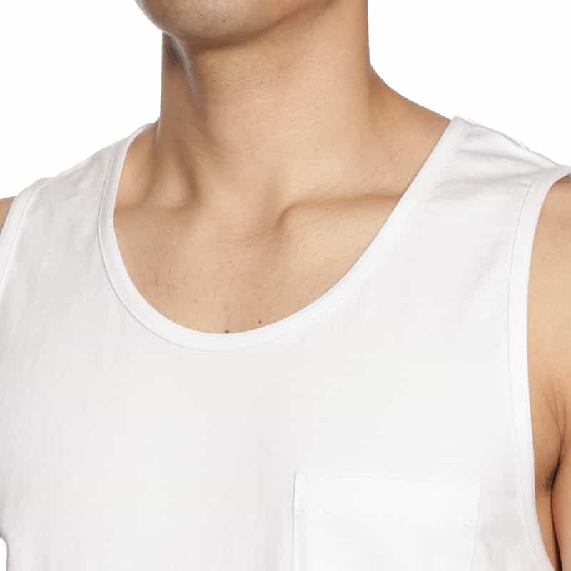 BARNEYS NEW YORK "BARNEYS" タンクトップ WHITE