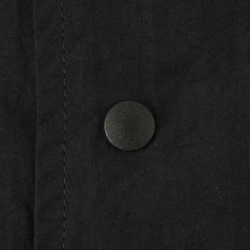 BARNEYS NEW YORK "BARNEYS" ナイロン素材シャツ BLACK