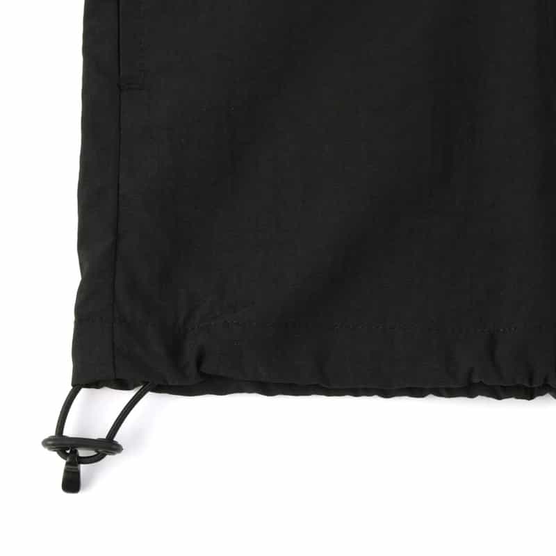 BARNEYS NEW YORK "BARNEYS" ナイロン素材シャツ BLACK