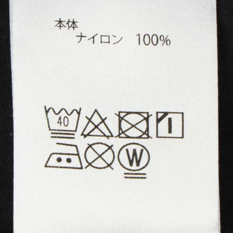 BARNEYS NEW YORK "BARNEYS" ナイロン素材シャツ BLACK