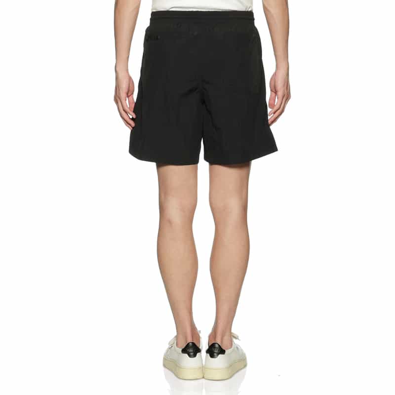 BARNEYS NEW YORK "BARNEYS" ロゴ入りナイロンショーツ BLACK