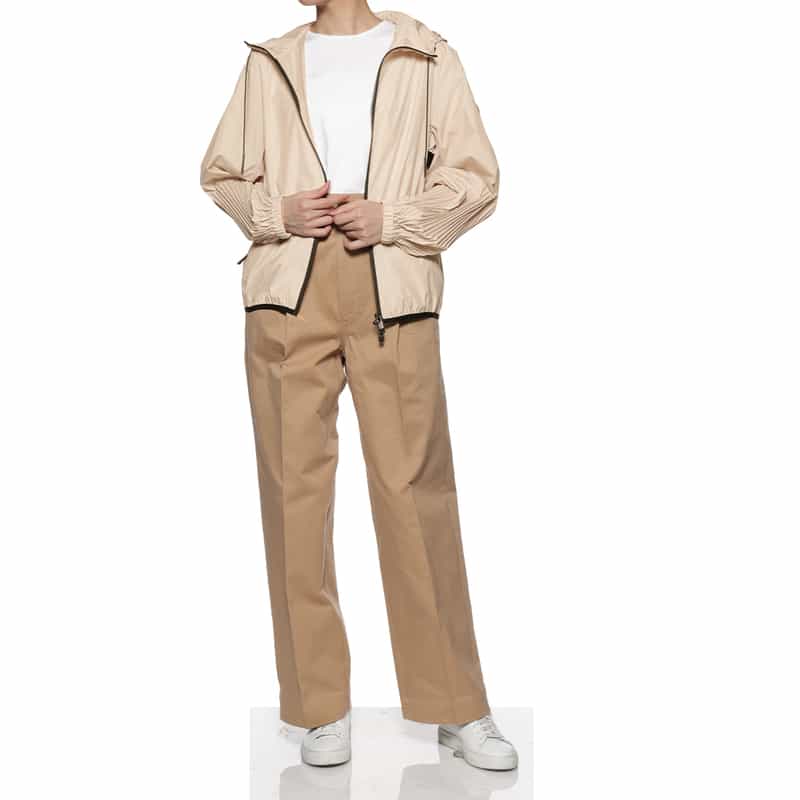 MONCLER ウォッシャブル ダブルジップアップブルゾン PINK