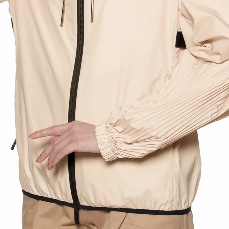 MONCLER ウォッシャブル ダブルジップアップブルゾン PINK