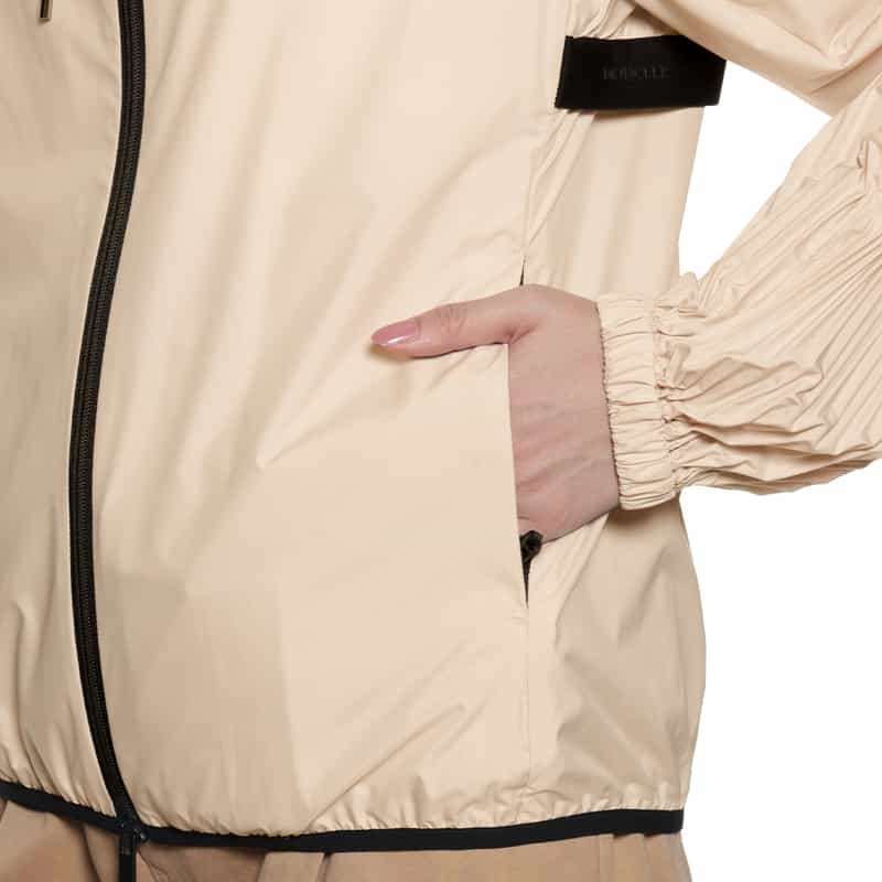 MONCLER ウォッシャブル ダブルジップアップブルゾン PINK