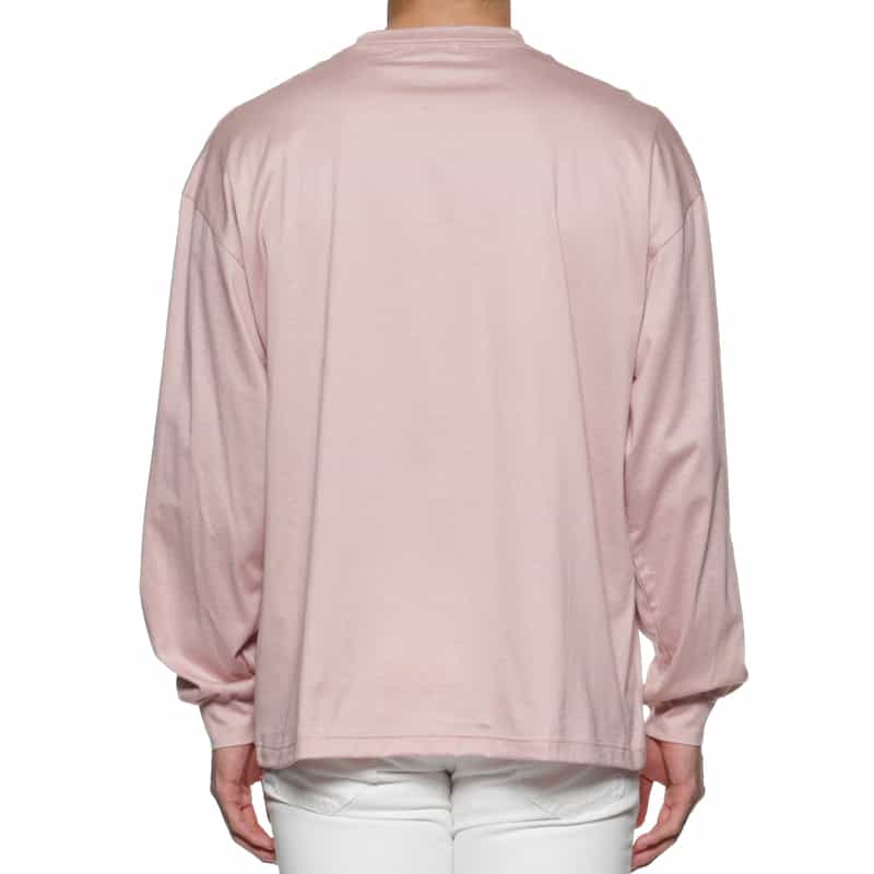 BARNEYS NEW YORK シルケット加工ロングスリーブTシャツ PINK