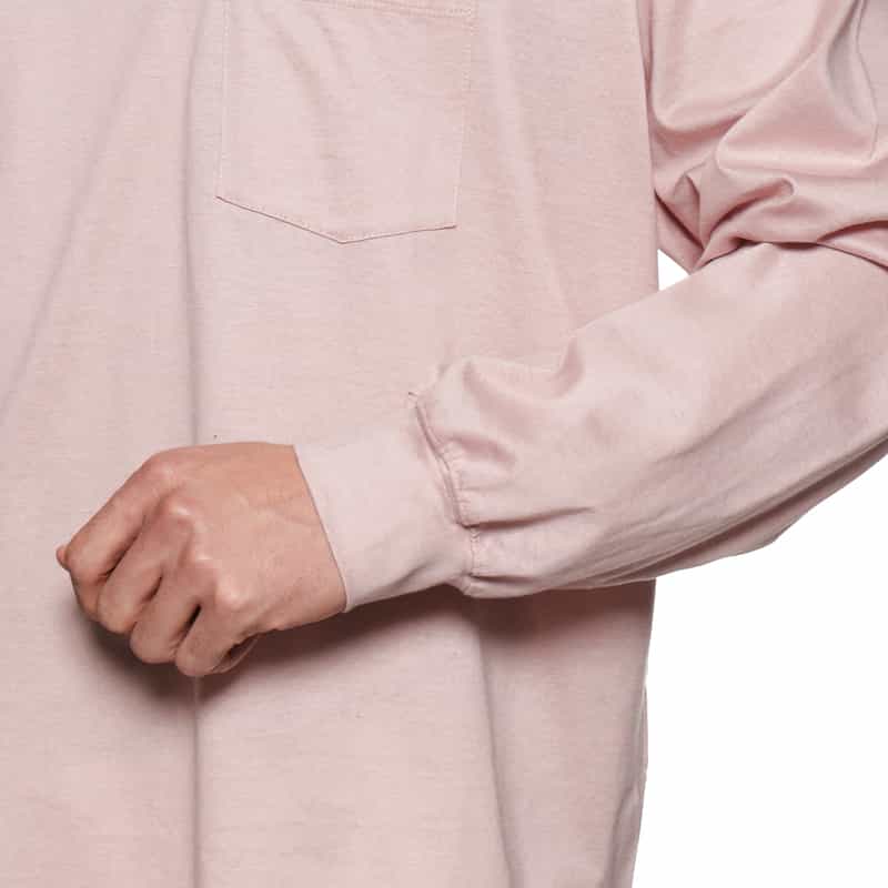 BARNEYS NEW YORK シルケット加工ロングスリーブTシャツ PINK