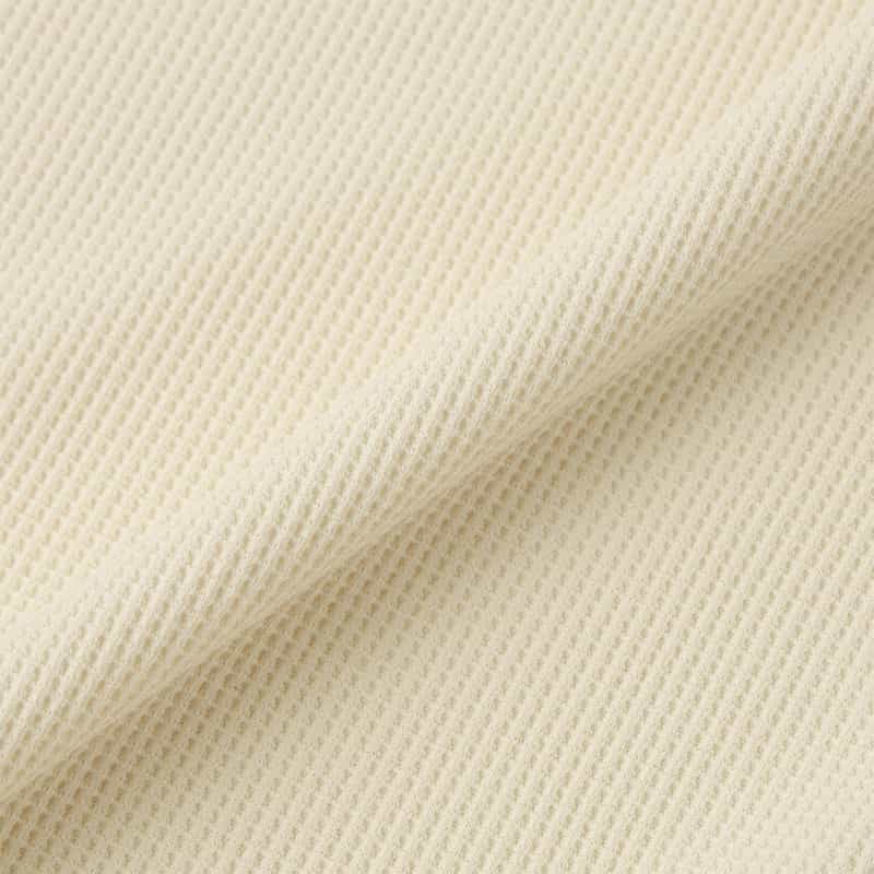 BARNEYS NEW YORK ワッフル素材ロングスリーブTシャツ WHITE