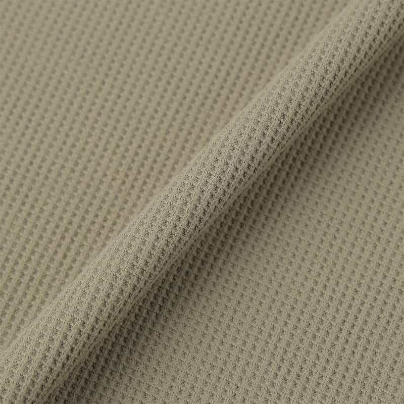 BARNEYS NEW YORK ワッフル素材ロングスリーブTシャツ BEIGE