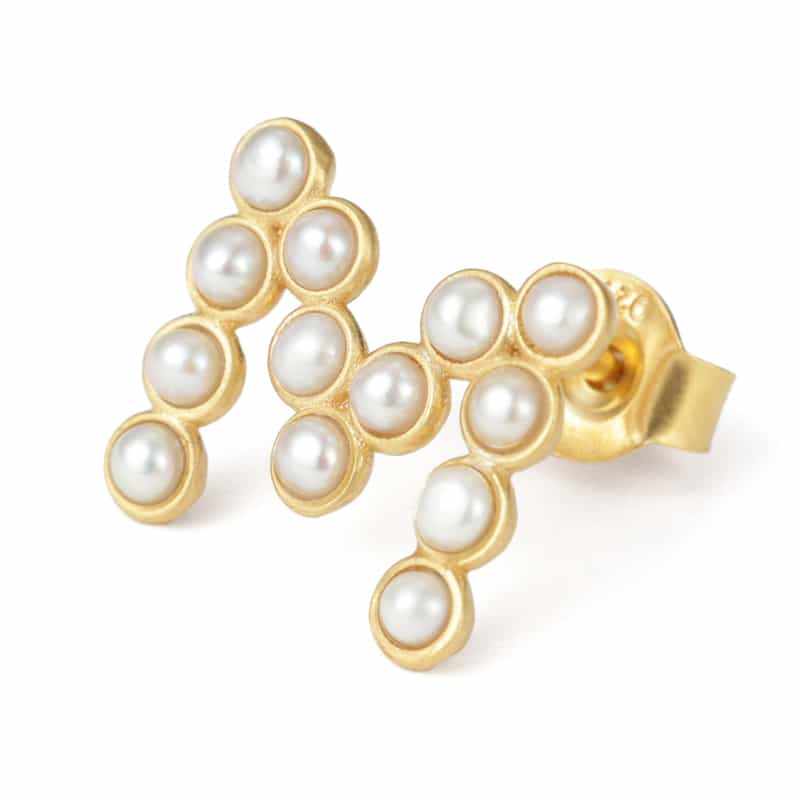 LA SOEUR LA SOEUR<ラ スール>片耳ピアス "M"(パール) NONE