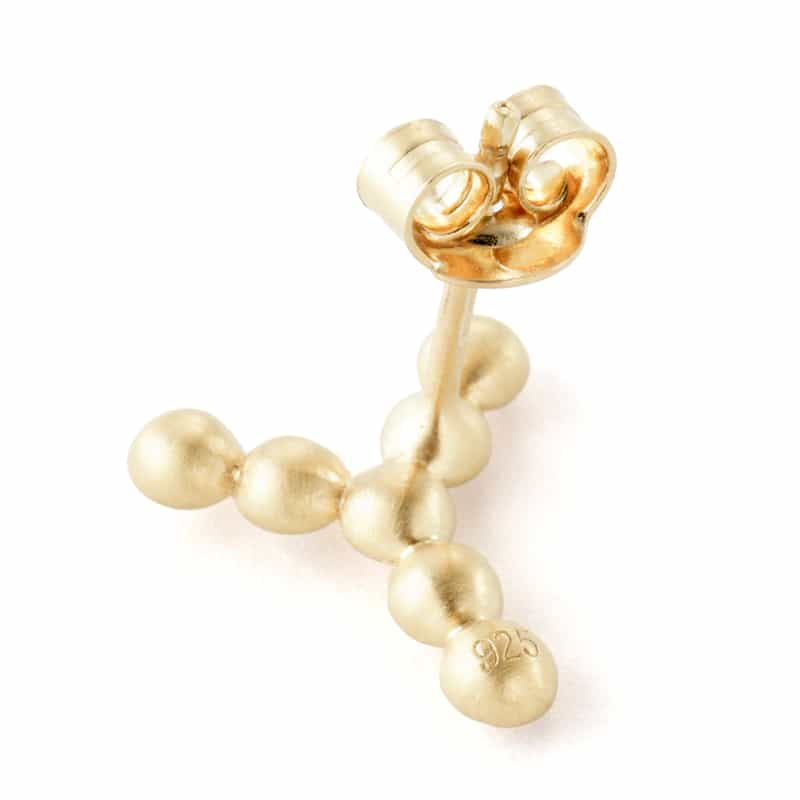 LA SOEUR LA SOEUR＜ラ スール＞片耳ピアス "Y"（パール） NONE