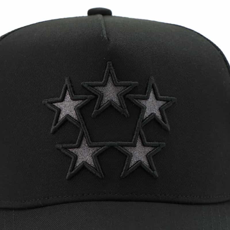 YOSHINORI KOTAKE DESIGN YOSHINORI KOTAKE DESIGN＜ヨシノリ コタケ デザイン＞ベースボールキャップ "5STAR" BLACK