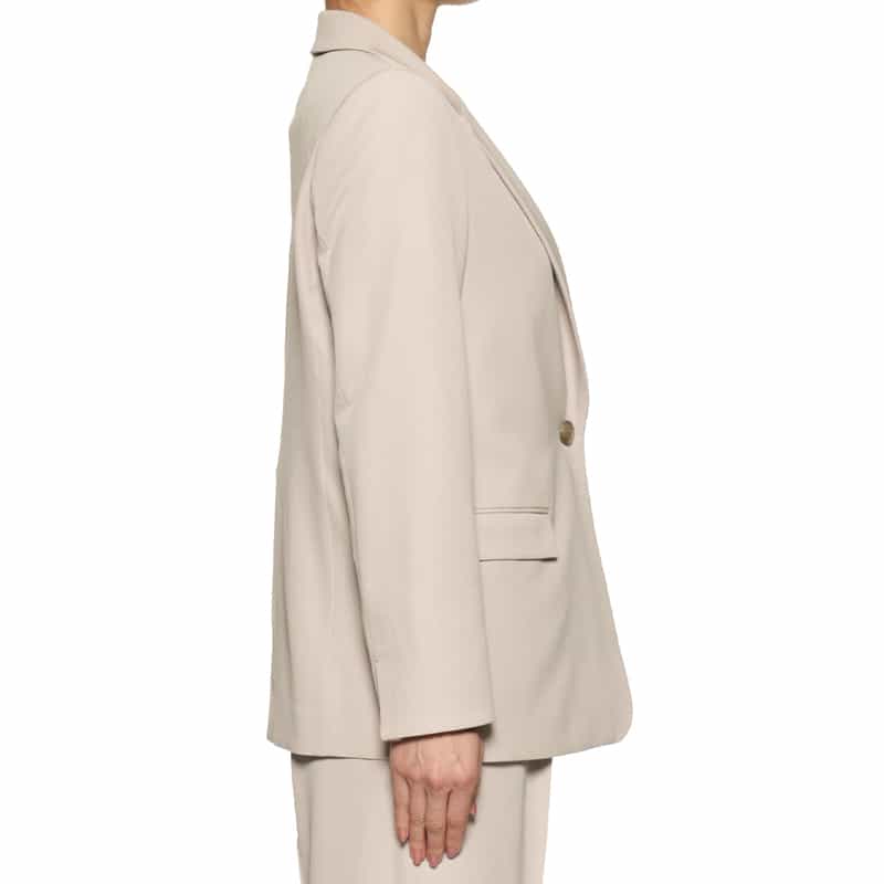 BARNEYS NEW YORK セットアップ ウォッシャブル ダブルクロス テーラードジャケット BEIGE