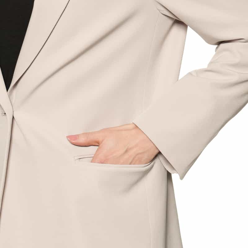 BARNEYS NEW YORK セットアップ ウォッシャブル ダブルクロス テーラードジャケット BEIGE