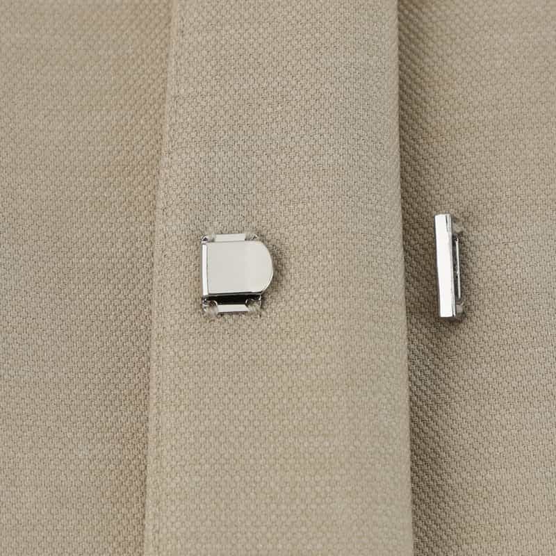 BARNEYS NEW YORK セットアップ ウォッシャブル キーネック ジャケット BEIGE