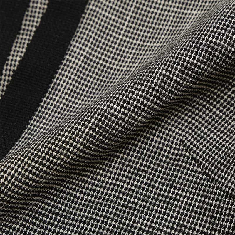 BARNEYS NEW YORK セットアップ ノーカラー トリミングジャケット BLACK