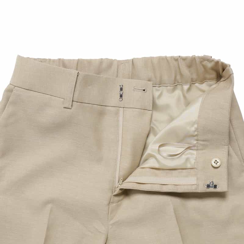 BARNEYS NEW YORK セットアップ ウォッシャブル パンツ BEIGE