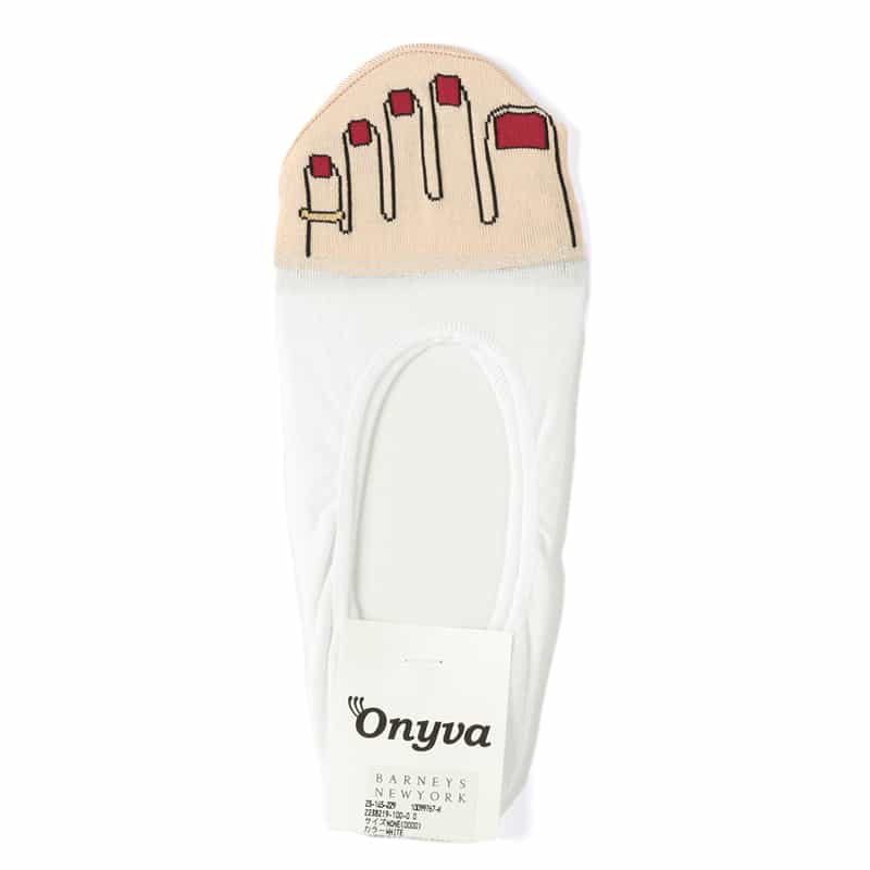 ONYVA ONYVA＜オニヴァ＞フットカバー"TE1441" WHITE