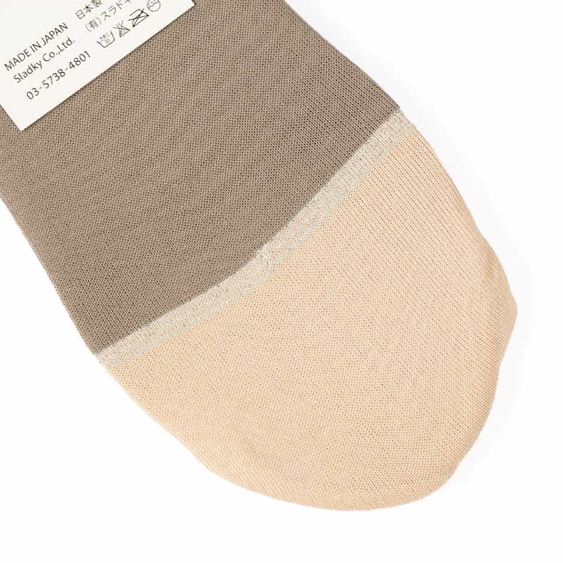 ONYVA ONYVA＜オニヴァ＞フットカバー"TE1441" GRAY BEIGE