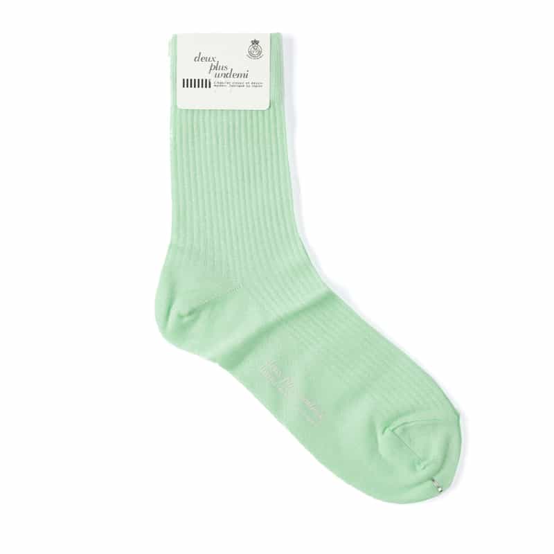 DEUX PLUS UNDEMI DEUX PLUS UNDEMI＜ドゥ プリュス アンドゥミ＞ソックス GREEN