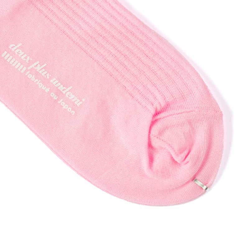 DEUX PLUS UNDEMI DEUX PLUS UNDEMI＜ドゥ プリュス アンドゥミ＞ソックス PINK