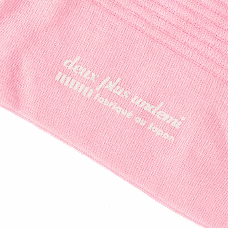 DEUX PLUS UNDEMI DEUX PLUS UNDEMI＜ドゥ プリュス アンドゥミ＞ソックス PINK