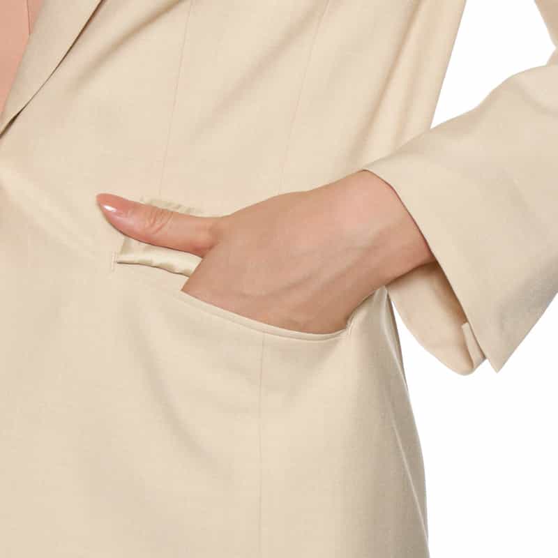 BARNEYS NEW YORK セットアップ ウォッシャブル テーラードジャケット BEIGE