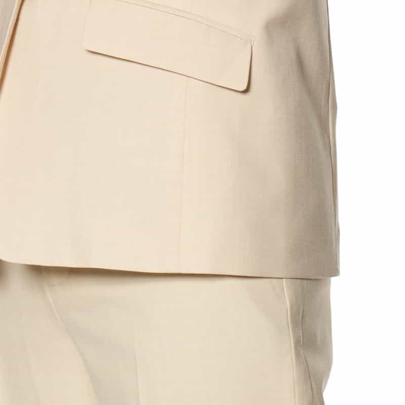 BARNEYS NEW YORK セットアップ ウォッシャブル テーラードジャケット BEIGE