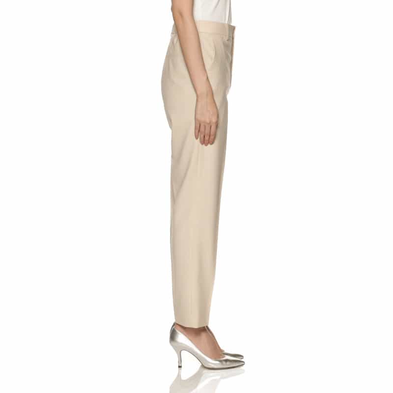 BARNEYS NEW YORK セットアップ ウォッシャブル ノーカラーストレートパンツ BEIGE