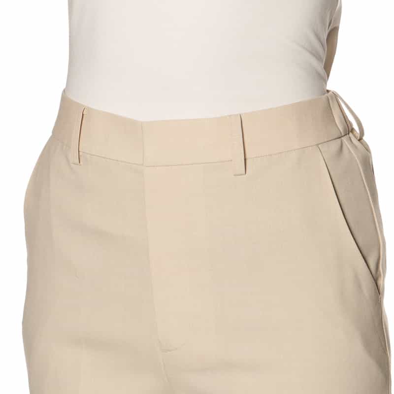 BARNEYS NEW YORK セットアップ ウォッシャブル ノーカラーストレートパンツ BEIGE