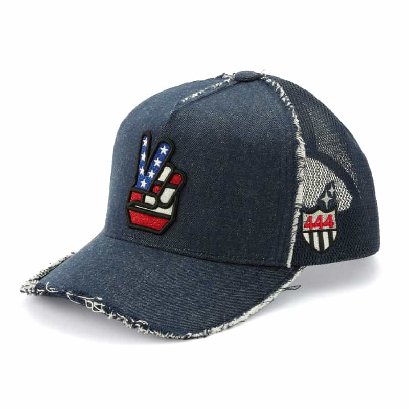 YOSHINORI KOTAKE DESIGN ベースボールキャップ "PEACE" NAVY