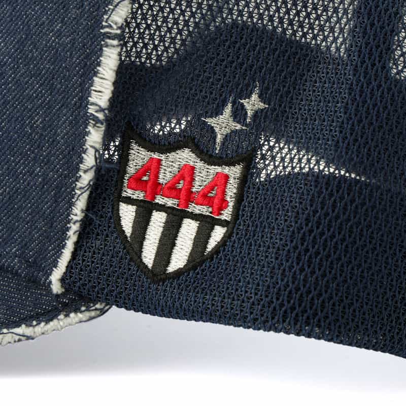 YOSHINORI KOTAKE DESIGN YOSHINORI KOTAKE DESIGN＜ヨシノリ コタケ デザイン＞ベースボールキャップ "PEACE" NAVY