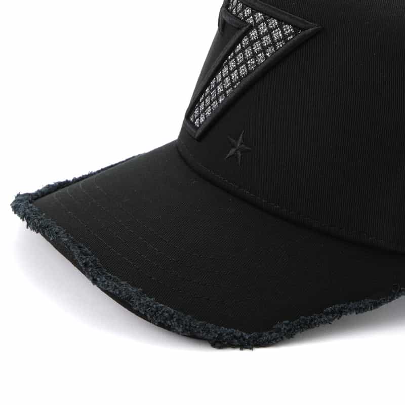 YOSHINORI KOTAKE DESIGN YOSHINORI KOTAKE DESIGN＜ヨシノリ コタケ デザイン＞ベースボールキャップ "7" BLACK