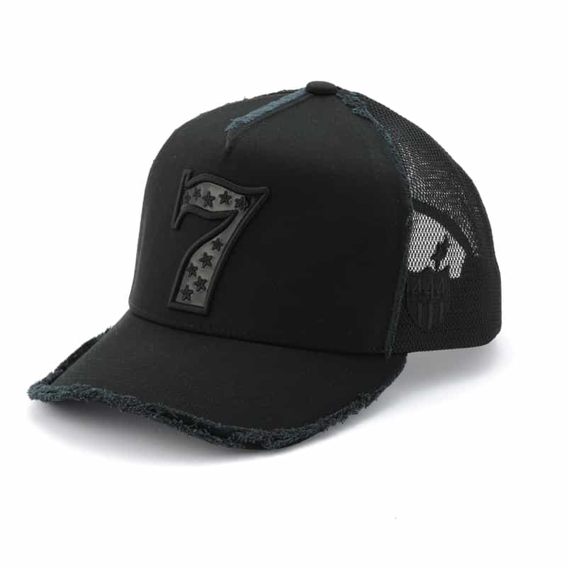 YOSHINORI KOTAKE DESIGN ベースボールキャップ "7" BLACK