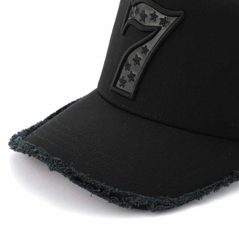 YOSHINORI KOTAKE DESIGN YOSHINORI KOTAKE DESIGN＜ヨシノリ コタケ デザイン＞ベースボールキャップ "7" BLACK