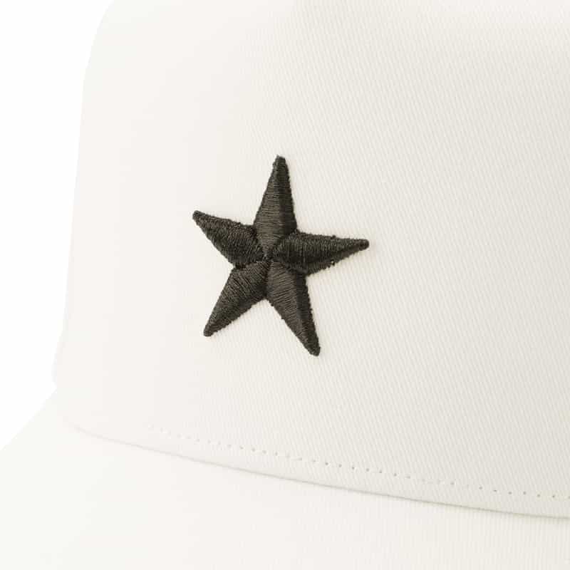 YOSHINORI KOTAKE DESIGN YOSHINORI KOTAKE DESIGN＜ヨシノリ コタケ デザイン＞ベースボールキャップ "STAR" WHITE