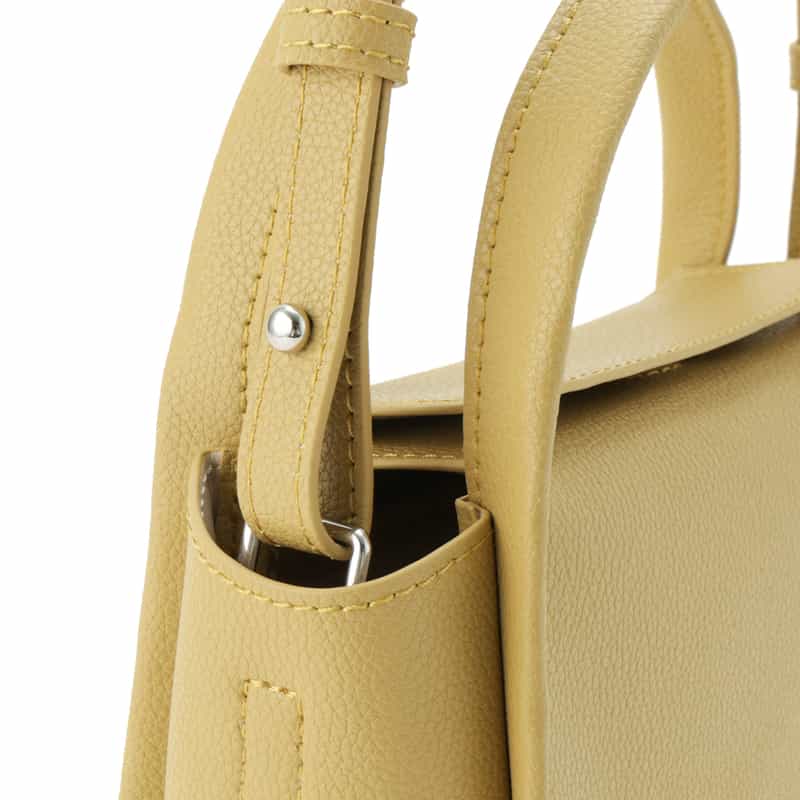 BARNEYS NEW YORK マイクロファイバー ハンドバッグ LT GREEN