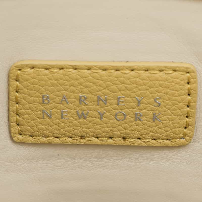 BARNEYS NEW YORK マイクロファイバー ハンドバッグ LT GREEN
