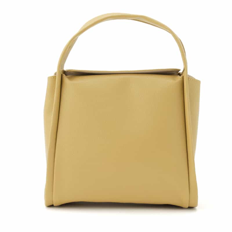 BARNEYS NEW YORK マイクロファイバー ハンドバッグ LT GREEN