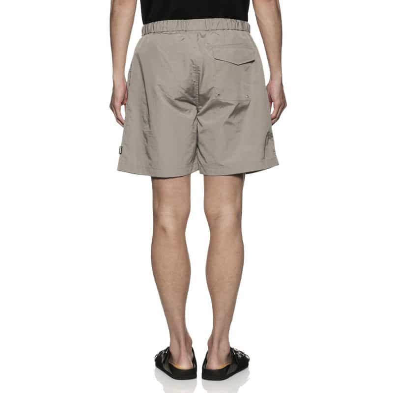 BARNEYS NEW YORK "BARNEYS" ドローストリング ショートパンツ GRAY
