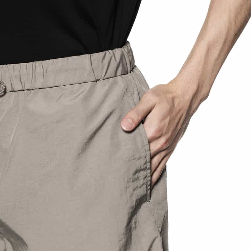 BARNEYS NEW YORK "BARNEYS" ドローストリング ショートパンツ GRAY