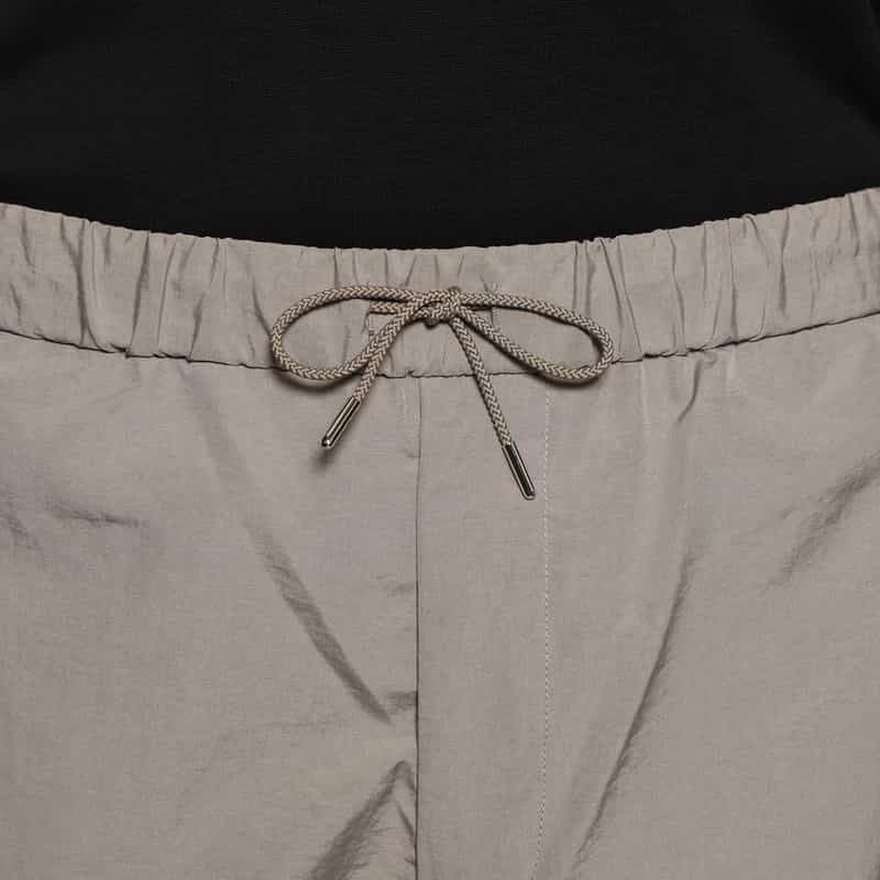 BARNEYS NEW YORK "BARNEYS" ドローストリング ショートパンツ GRAY