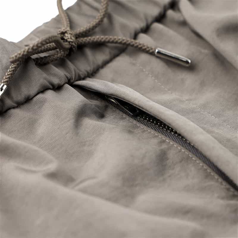 BARNEYS NEW YORK "BARNEYS" ドローストリング ショートパンツ GRAY