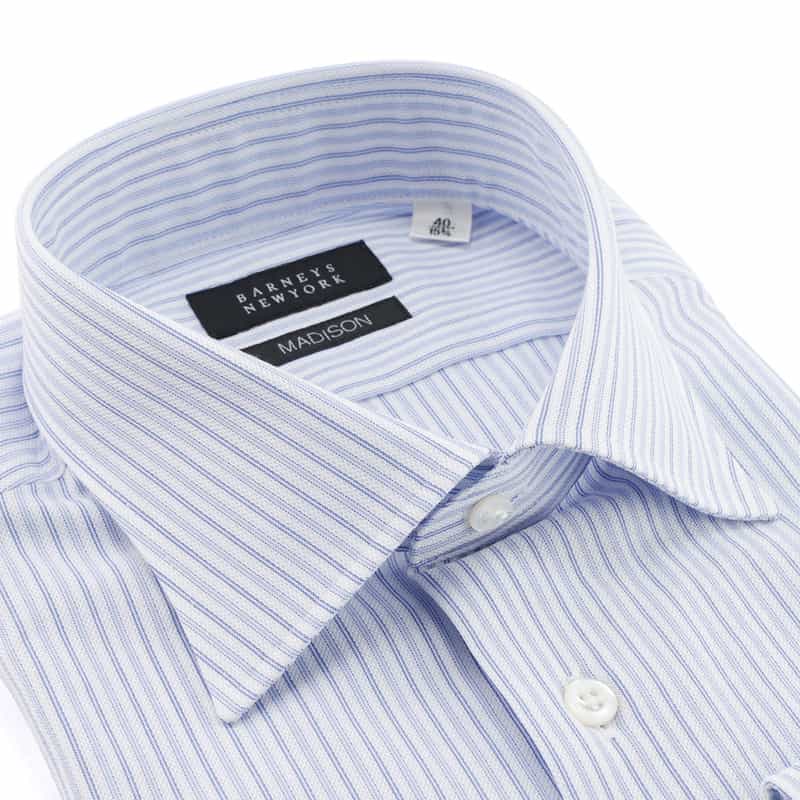 BARNEYS NEW YORK "MADISON" ドレスシャツ WHITE