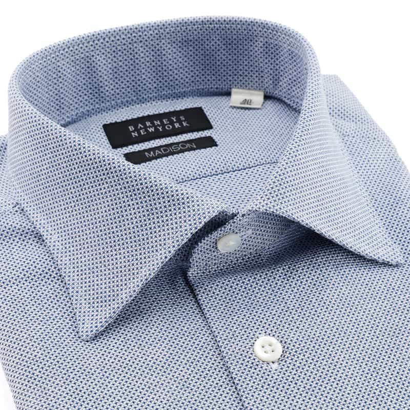 BARNEYS NEW YORK "MADISON" ドレスシャツ NAVY