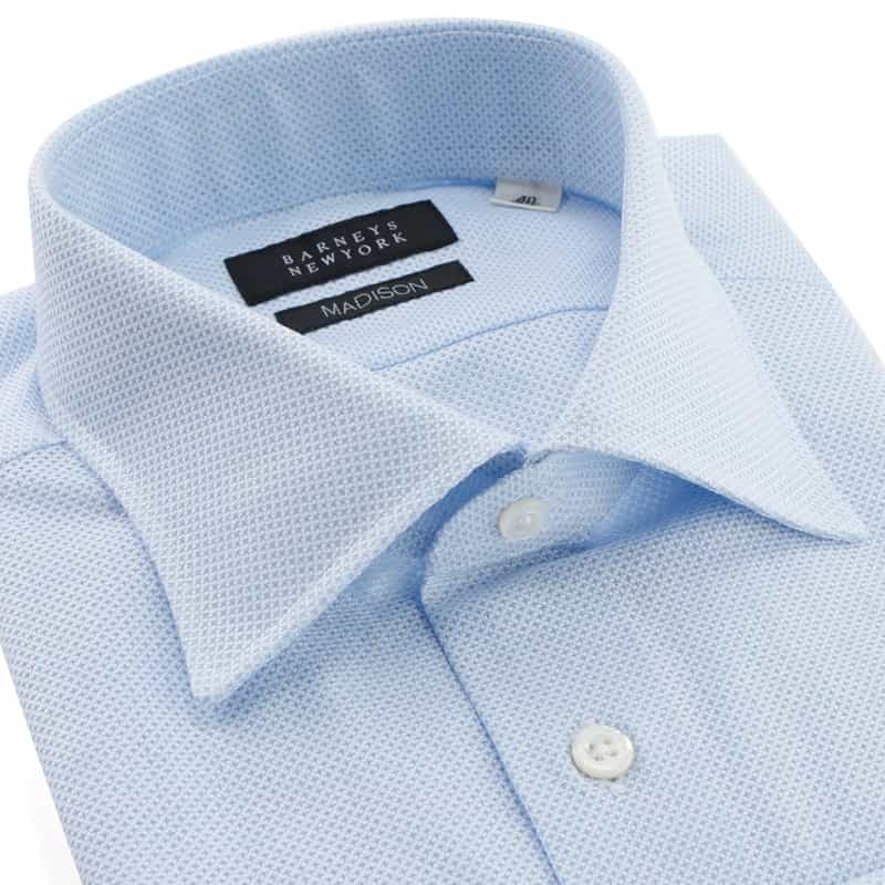BARNEYS NEW YORK "MADISON" ドレスシャツ LT BLUE