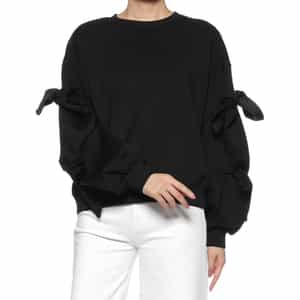 ウォッシャブル リボンスリーブカットソー