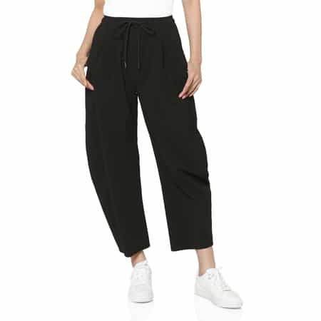 ウォッシャブル カーヴィー ドローストリングパンツ