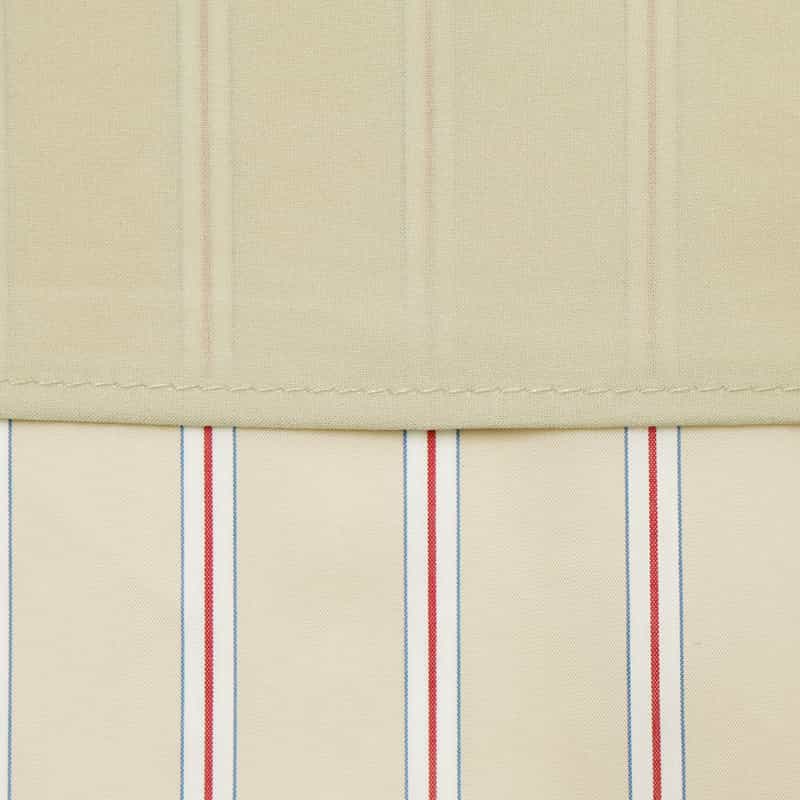 BARNEYS NEW YORK ウォッシャブル マルチストライプ柄ロングスカート BEIGE