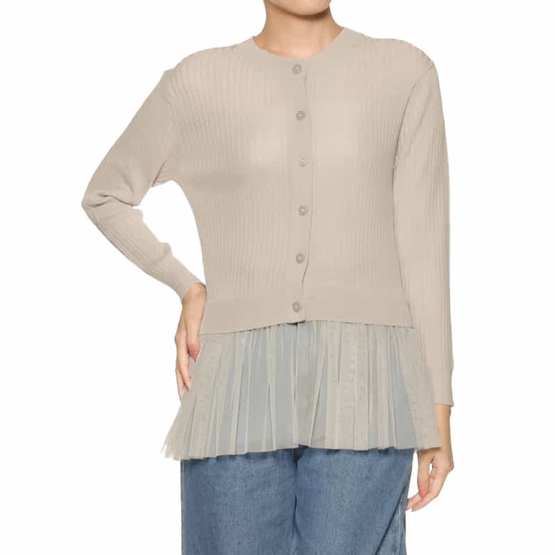 シルク×コットンVネックニットプルオーバー（2170476）｜BARNEYS