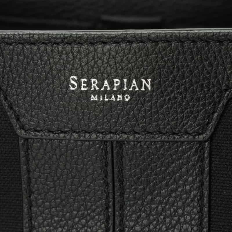 SERAPIAN バーニーズ　ニューヨーク限定 ミニトートバッグ BLACK